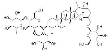 반대로 95% Protodioscin 추출물 C51H84O22 - Aherogenic는 건강 제품 분야를 초래합니다